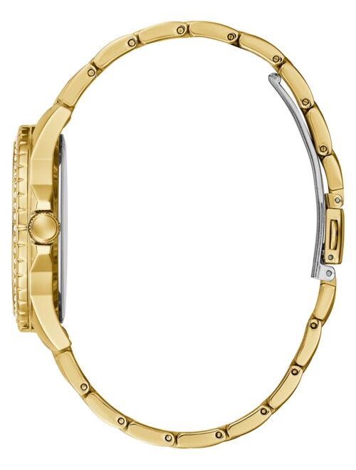 Guess Women's Gold-Tone Stainless Steel Bracelet Watch 38mm