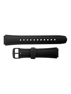 watch strap watchband Resin black for AW-S90 10134116