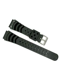 Genuine Divers Urethane Rubber Watch Band DB71BP 18mm