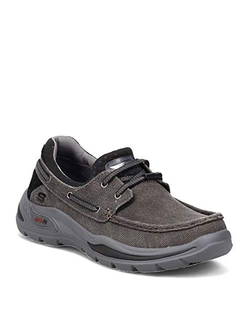 Skechers Arch Fit Motley - Oven Canvas boat shoes