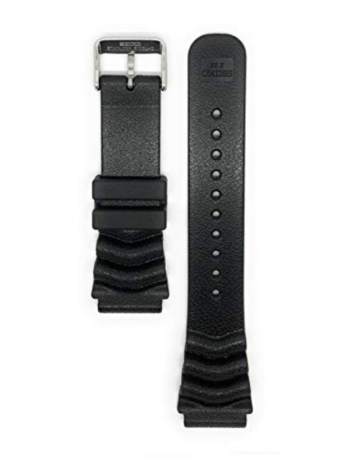 Genuine Seiko Z22 22mm Replacement Black Divers Watch Strap ZTA05J (4FY8JZ Alternative) for Seiko Divers Watches
