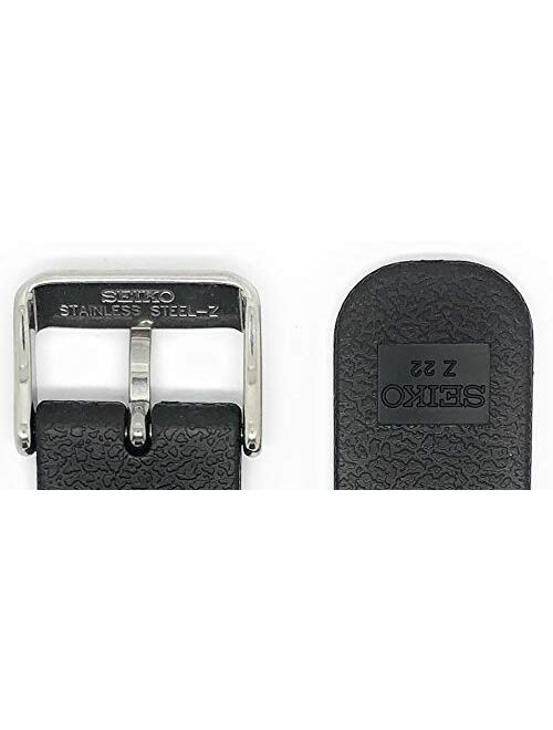 Genuine Seiko Z22 22mm Replacement Black Divers Watch Strap ZTA05J (4FY8JZ Alternative) for Seiko Divers Watches