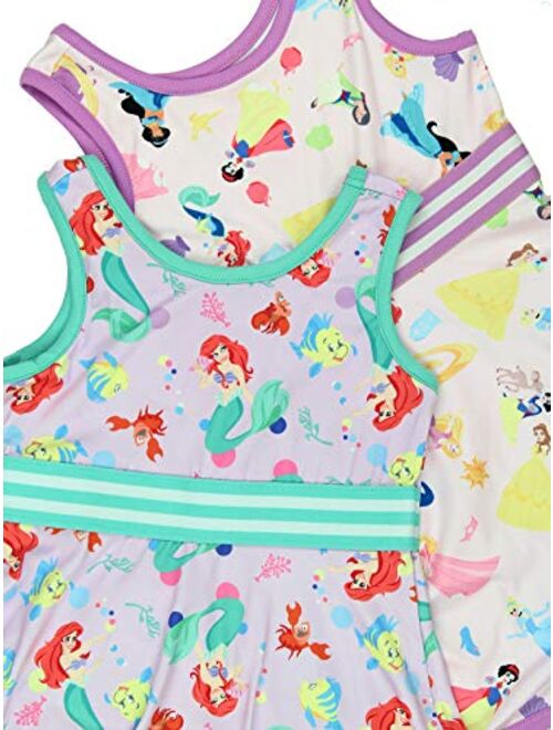 Disney Princess Toddler Girls Fit and Flare Ultra Soft Dress