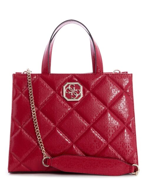 Guess Dilla Quilted Logo Elite Society Satchel