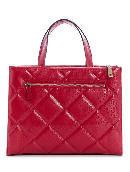 Guess Dilla Quilted Logo Elite Society Satchel
