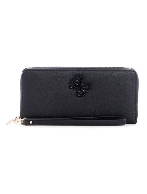 Guess Noelle Large Zip Around Wallet Wristlet