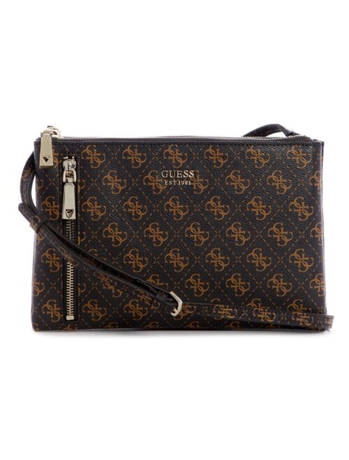 Guess Naya Double Zip Crossbody Bag
