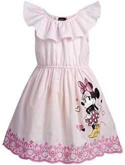 Girls' Minnie Mouse Dress - Sleeveless Sundress (Toddler/Little Girl)