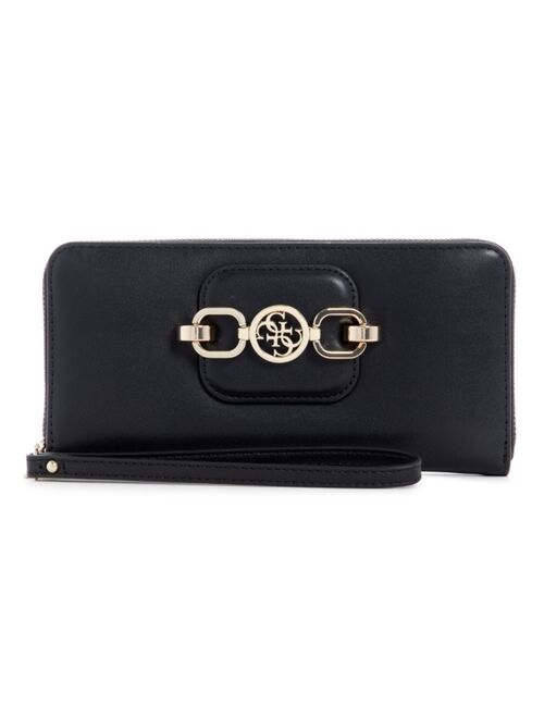 Guess Hensely Large Zip Around Wallet Wristlet