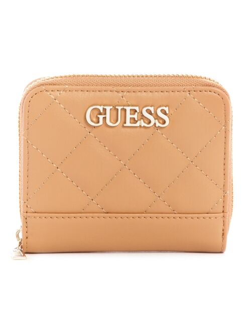 Guess Illy Small Quilted Zip Around Wallet