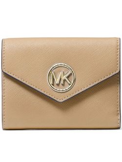 Carmen Medium Leather Envelope Trifold Wallet