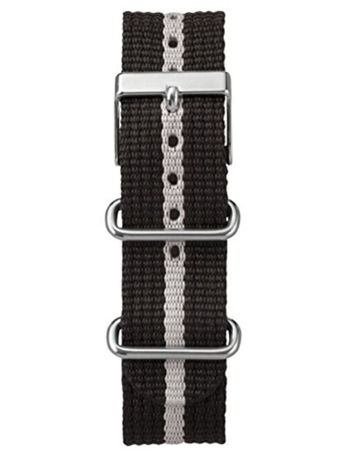Timex Watch Bands T7B893GZ 20mm Weekender Nylon Black Watch Strap
