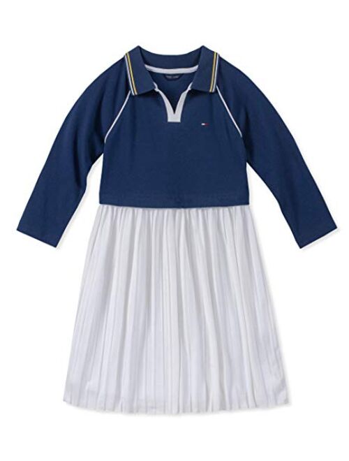 Tommy Hilfiger Big Girls' Long Sleeve Polo Dress