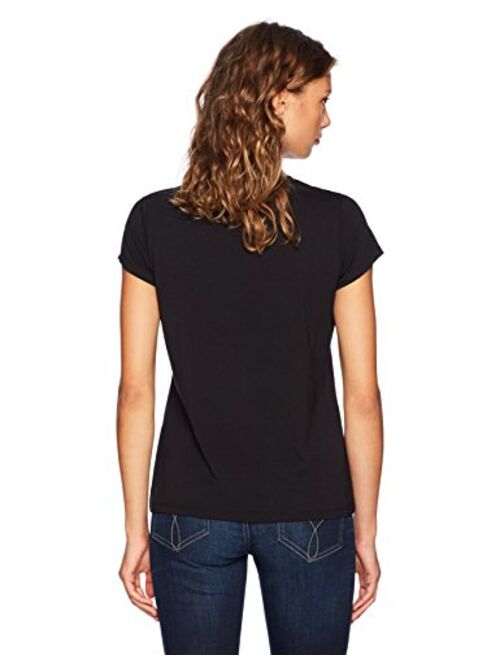 Calvin Klein womens Short Sleeve Crew Neck Logo T-Shirt