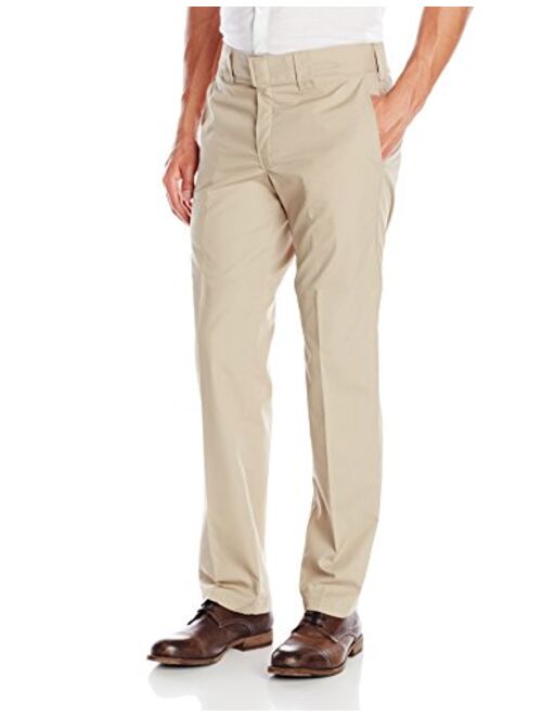 Dickies Men's Slim Straight Poplin Work Pant