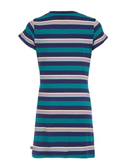Tommy Hilfiger Girls' Short Sleeve Striped Dress