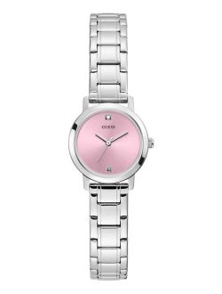 Women's Diamond-Accent Stainless Steel Bracelet Watch 25mm