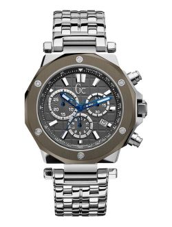 Men's Swiss Chronograph Stainless Steel Bracelet Watch 43mm