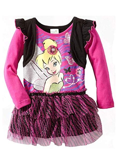 Disney Girls' Tinkerbell Printed Lace Tunic