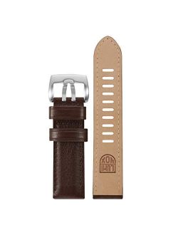 Men's 1830 Field Series Brown Leather Strap Stainless Steel Buckle Watch Band