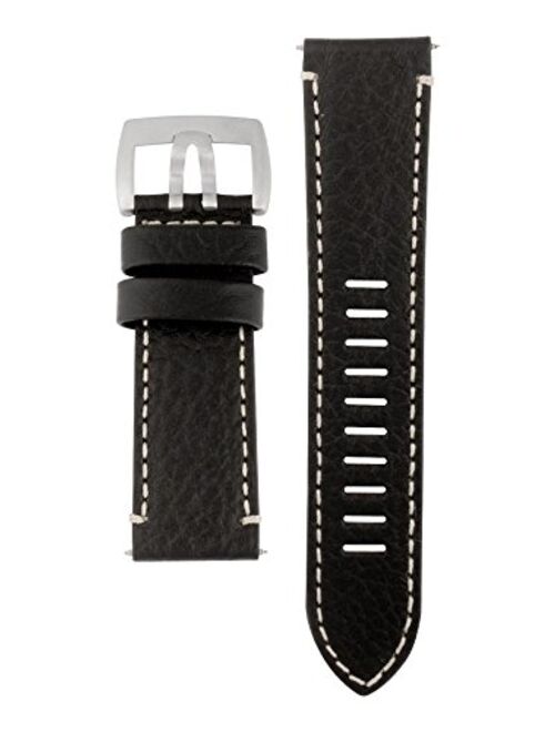 Luminox Series 1860 Field 26mm Watch Band Strap Buffalo Leather Creamy Stitching