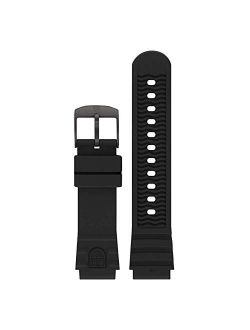 Men's 0301.BO Leatherback Sea Turtle Black Polyurethane Watch Band
