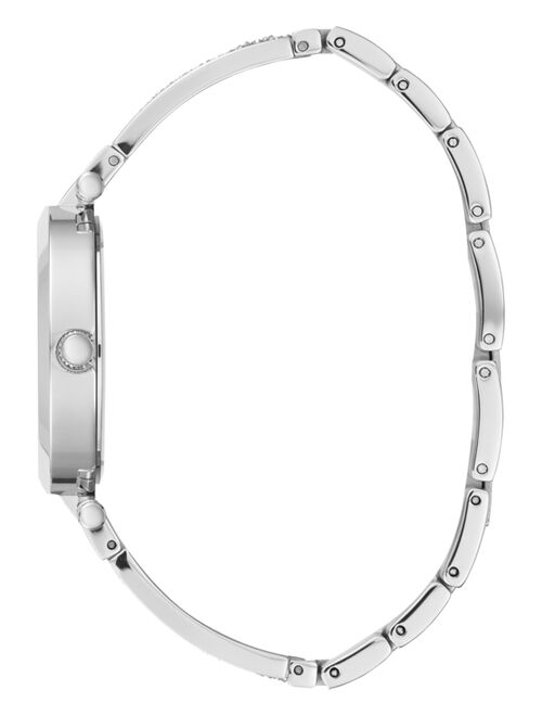 Guess Women's Stainless Steel & Swarovski Crystal Bangle Bracelet Watch 36mm
