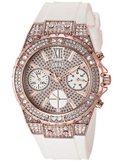 Unisex Black Silicone Strap Watch 39mm