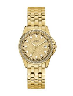 Women's Gold-Tone Stainless Steel Glitz Watch, 36mm
