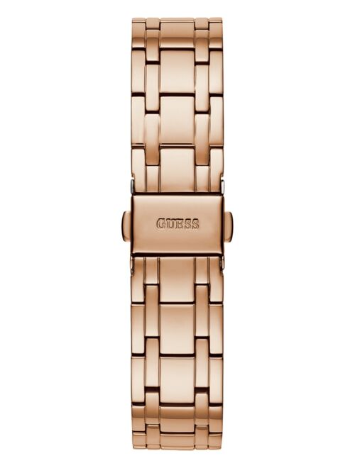 Guess Women's Rose Gold-Tone Stainless Steel Bracelet Watch 36mm