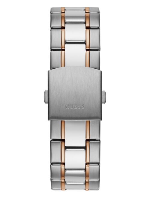 Guess Men's Two-Tone Stainless Steel Bracelet Watch 43mm