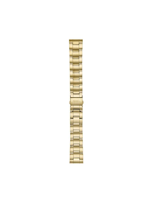 Fossil Men's 22mm Three-Row Gold-Tone Stainless Steel Watch Bracelet