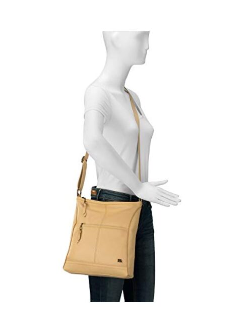 The Sak unisex adult Women's Iris Leather Cross Body Handbag, Buttercup, One Size US