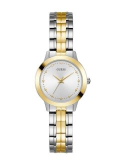 Women's Casual/Dress with Two Tone Detailing Stainless Steel Bracelet Watch 30mm case