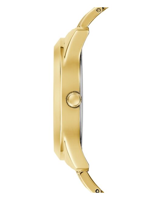 Guess Women's Gold-Tone Stainless Steel Bracelet Watch 36mm