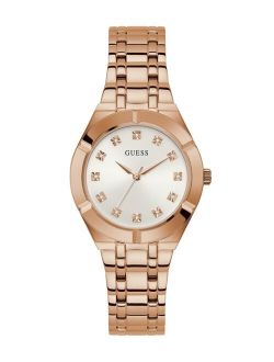 Women's Diamond-Accent Rose Gold-Tone Stainless Steel Watch 36mm
