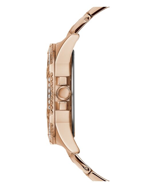 Guess Unisex Rose Gold-Tone Stainless Steel Bracelet Watch 40mm
