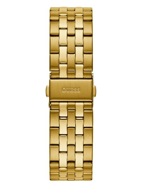 Guess Men's Gold-Tone Stainless Steel Bracelet Watch 45mm