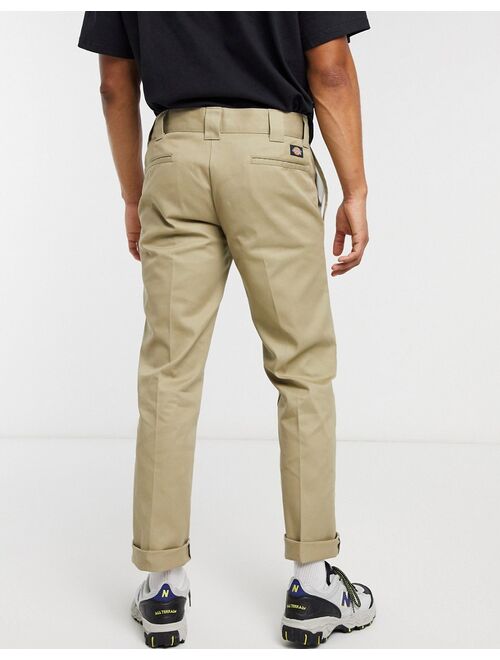 Dickies 873 slim straight work pants in khaki