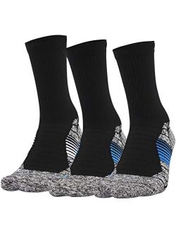 Adult Elevated  Performance Crew Socks, 3-Pairs