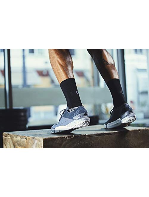 Under Armour Adult Elevated+ Performance Crew Socks, 3-Pairs