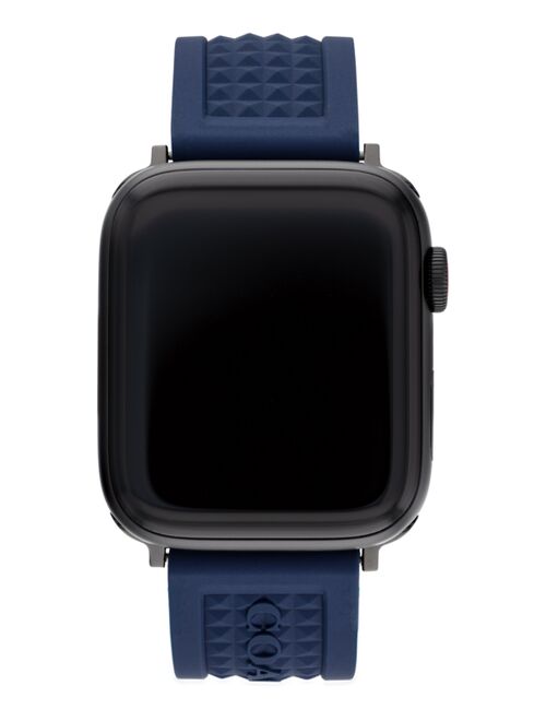 Coach Navy Rubber 42/44mm Apple Watch® Band