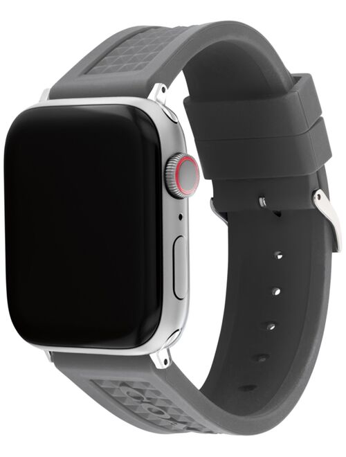 Coach Gray Rubber 42/44mm Apple Watch® Band