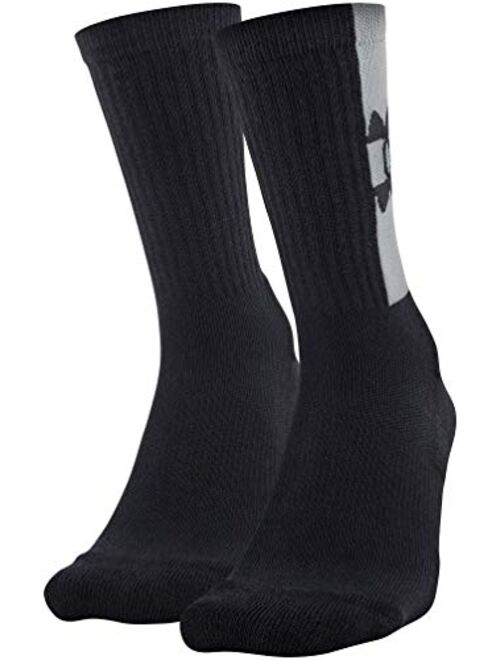 Under Armour womens Game and Practice Crew Socks, 2-pairs