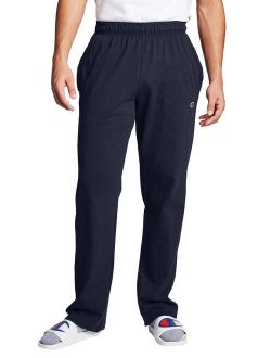 Mens Open Bottom Jersey Sweatpants, up to Size 4XL