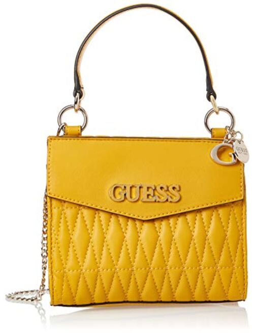 Guess Women's Brinkley Mini Crossbody Handbag Marigold VG787178