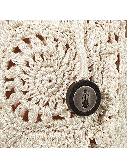 The Sak Women's Sayulita Crochet Backpack, Natural Medallion, One Size US
