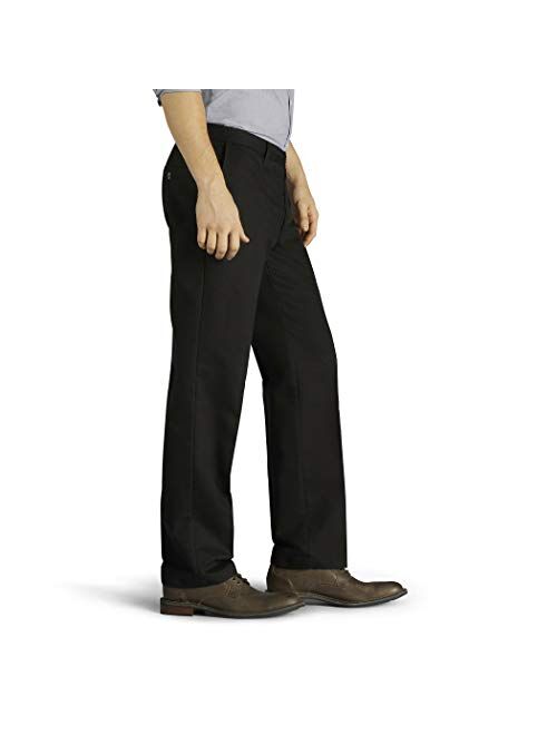 LEE Men's Big & Tall Total Freedom Stretch Relaxed Fit Flat Front Pant
