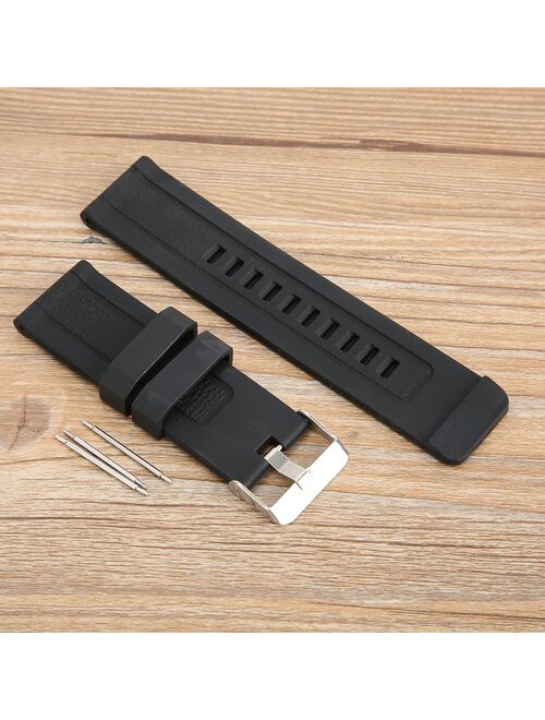 ANGGREK Pin Buckle Watch Strap Watch Accessory Watch Band 24mm Quick Release For Men