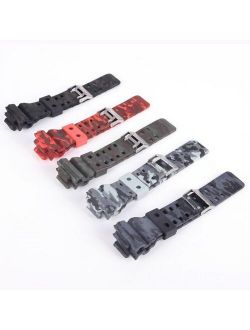 CUTELOVE Silicone Rubber Watchband Men Sports Diving Camouflage Strap For GA-110/100 Replace Electronic Wristwatch Belt Watch